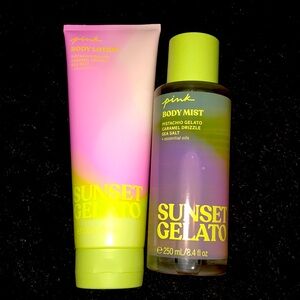 Victoria’s Secret Pink Sunset Gelato set bnib